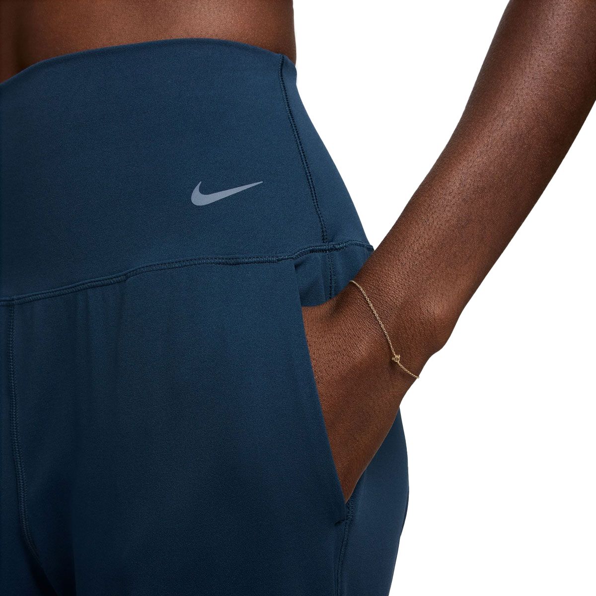 Nike Womens Zenvy Dri-FIT High Rise Jogger Training Pants - Navy slider