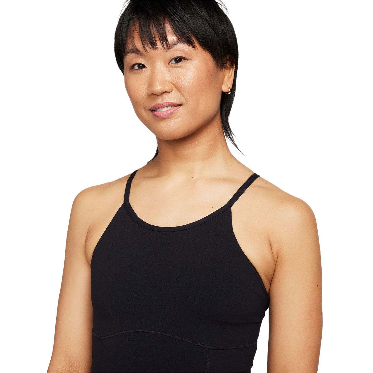 Nike Womens Zenvy Dri-FIT InfinaSoft Full Length Flared Bodysuit - Black slider