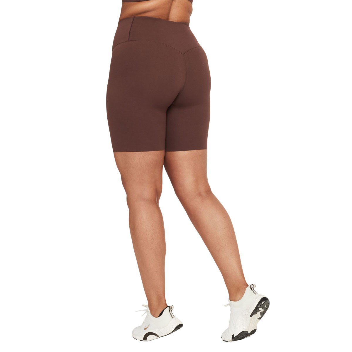 Nike Womens Zenvy Gentle Support Bike Shorts Brown M - Brown slider