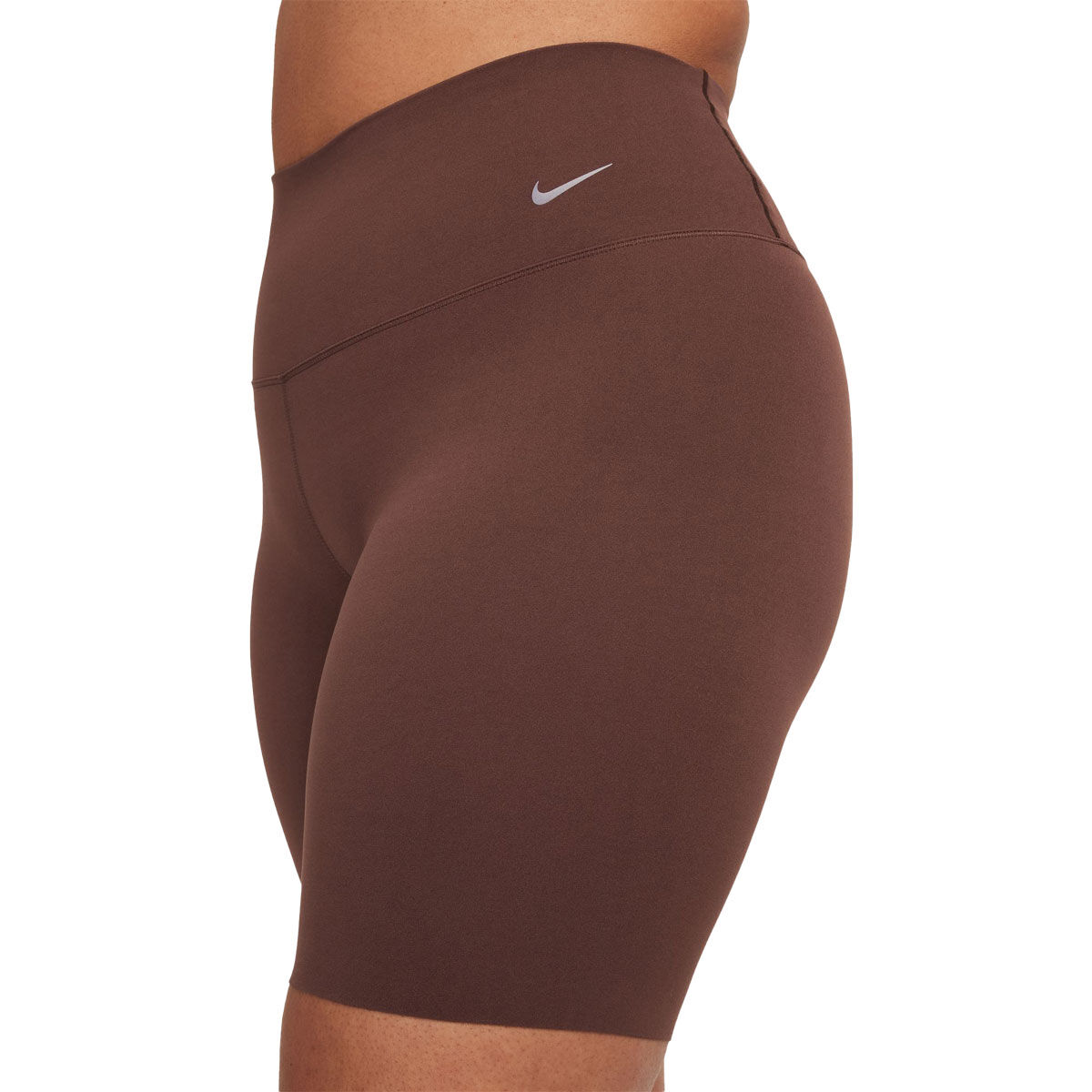 Nike Womens Zenvy Gentle Support Bike Shorts Brown M - Brown slider