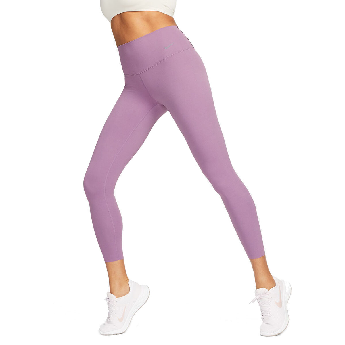 Nike Womens Zenvy Gentle Support High Rise 7/8 Tights - Purple slider