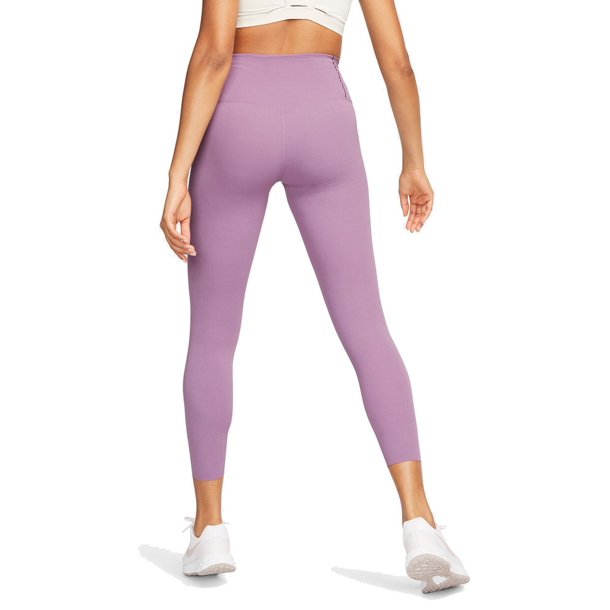 Nike Womens Zenvy Gentle Support High Rise 7/8 Tights - Purple slider