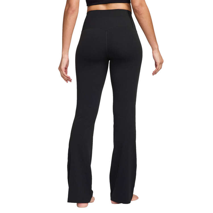 Nike Womens Zenvy High Rise Flared Leggings - Black slider