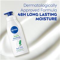 NIVEA Aloe Vera Body Lotion Moisturiser 48H 400ml slider