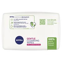 Nivea Gentle Biodegradable Facial Cleansing Wipes for Dry and Sensitive Skin 25 Twin Pack slider