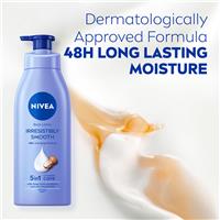 NIVEA Irresistibly Smooth Body Lotion Moisturiser 48H 400ml slider