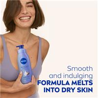 NIVEA Irresistibly Smooth Body Lotion Moisturiser 48H 400ml slider