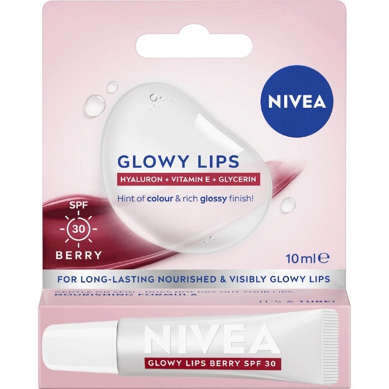 Nivea Lip Care Glowy Lips Berry 10ml