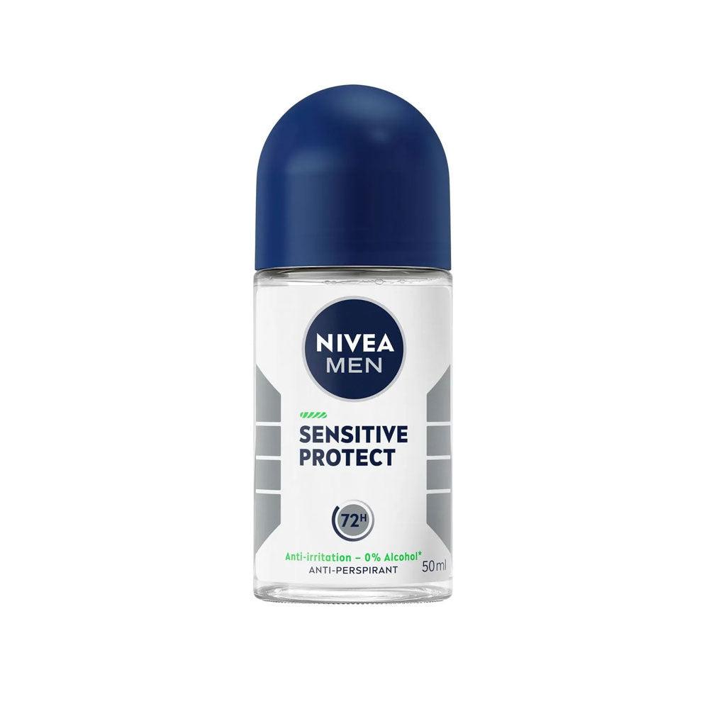 Nivea Men Anti Perspirant Sensitive Protect 72H 0% Alcohol Anti Irritation 50ml