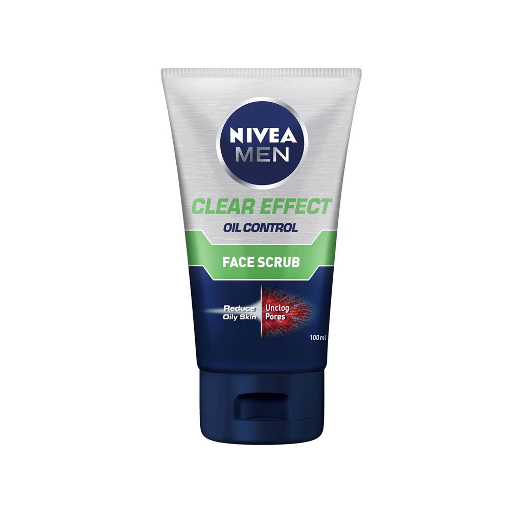 Nivea Men Face Scrub Clear Effect Oil Control 100ml