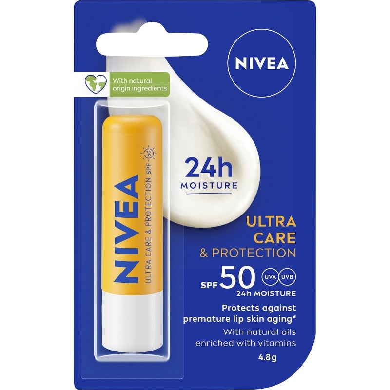 Nivea Ultra Care & Protection SPF50 Lip Balm 4.8g