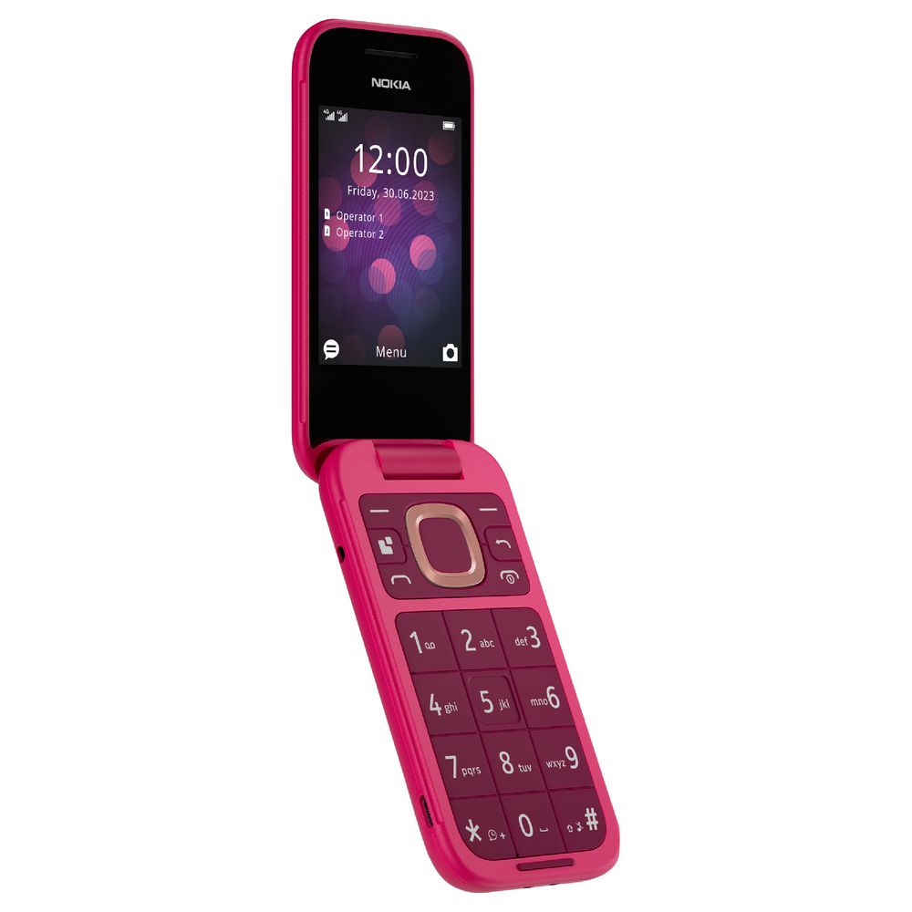 Nokia 2660 Flip 32GB Pop Pink slider