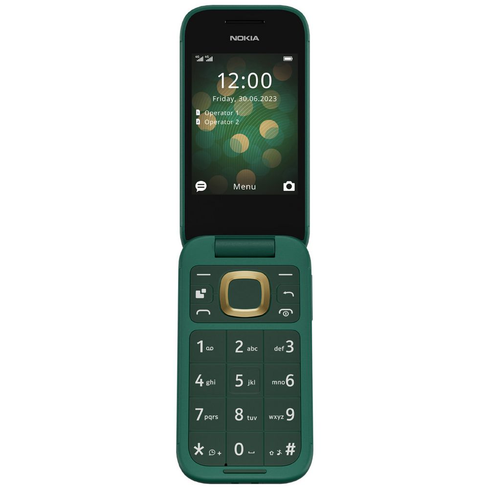 Nokia 2660 Flip Phone 32GB Lush Green slider