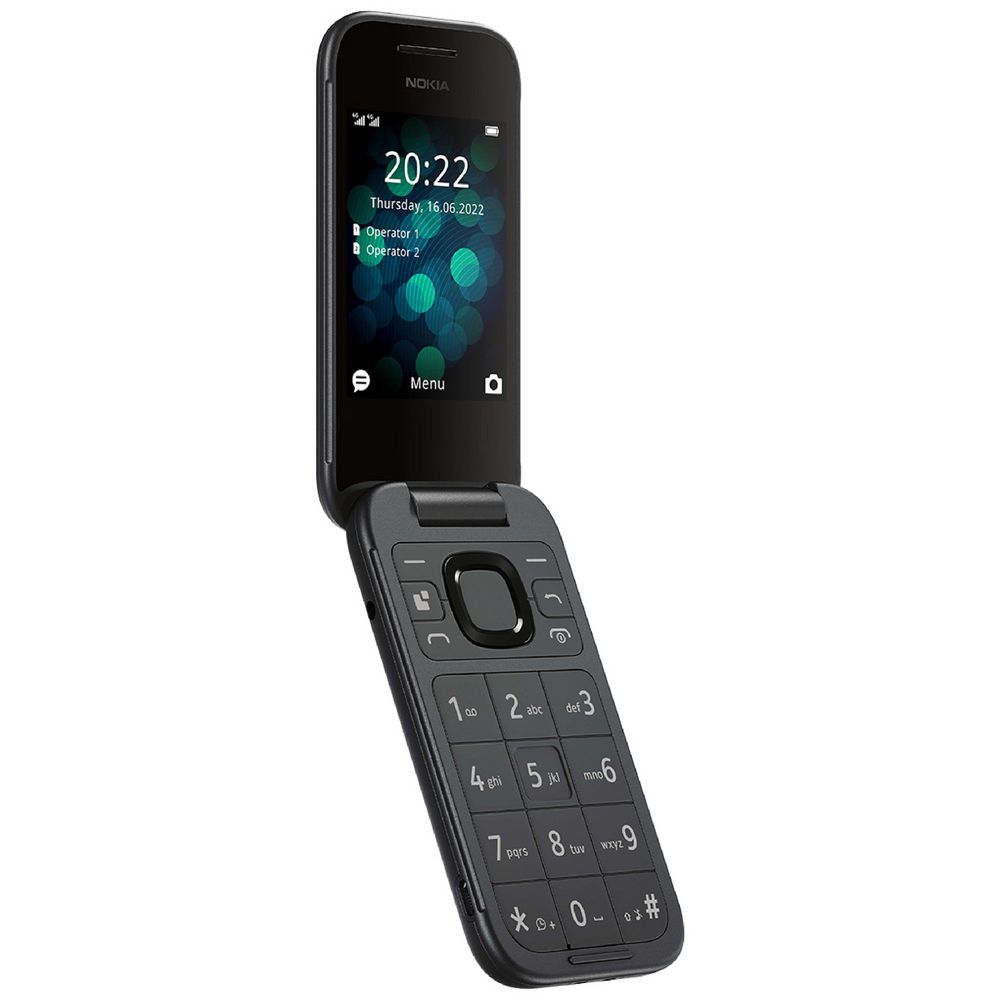 Nokia 2660 Unlocked 4G Flip Phone Black slider