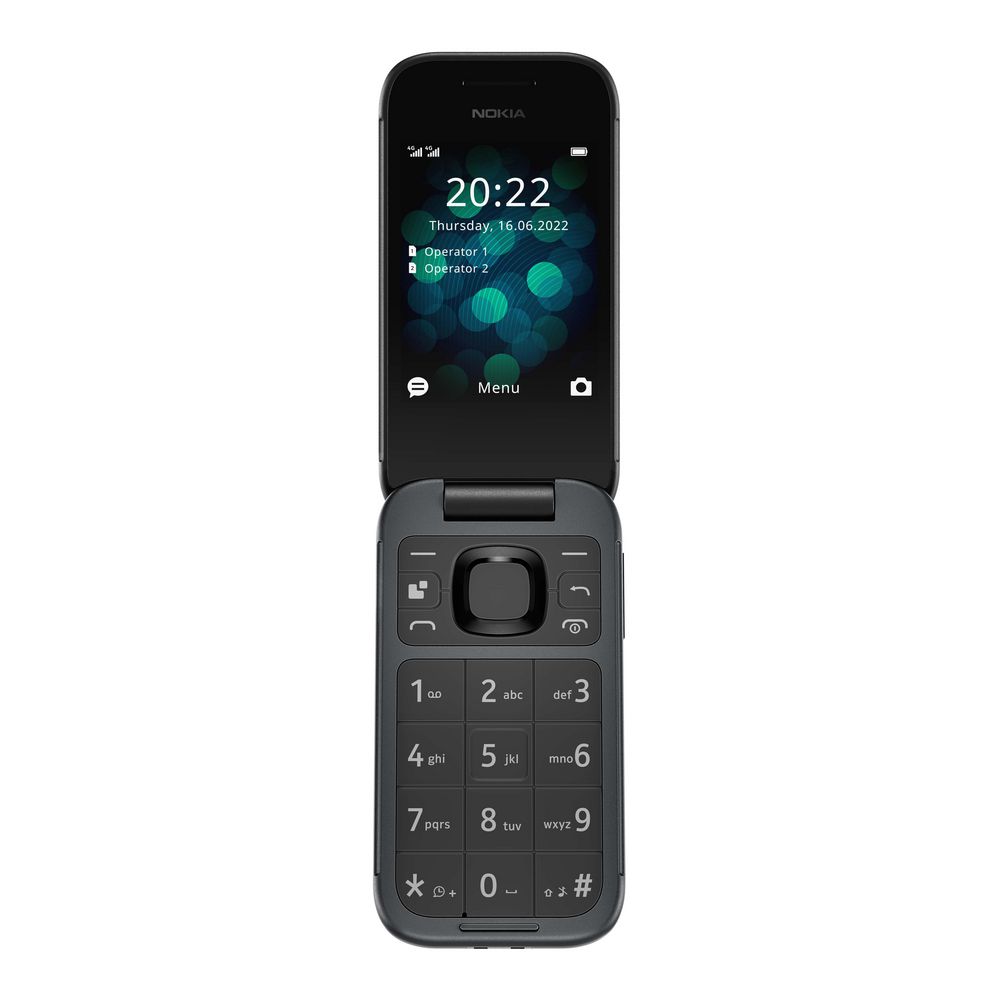 Nokia 2660 Unlocked 4G Flip Phone Black slider