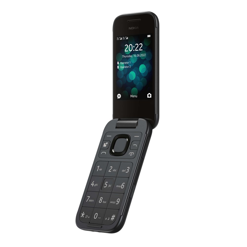 Nokia 2660 Unlocked 4G Flip Phone Black slider