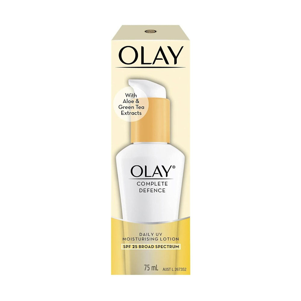 Olay Complete Defence Moisturising Lotion SPF 25 Broad Spectrum With Aloe And Green Tea Extracts 75ml slider