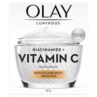 Olay Luminous Niacinamide + Vitamin C Moisturiser 50g slider