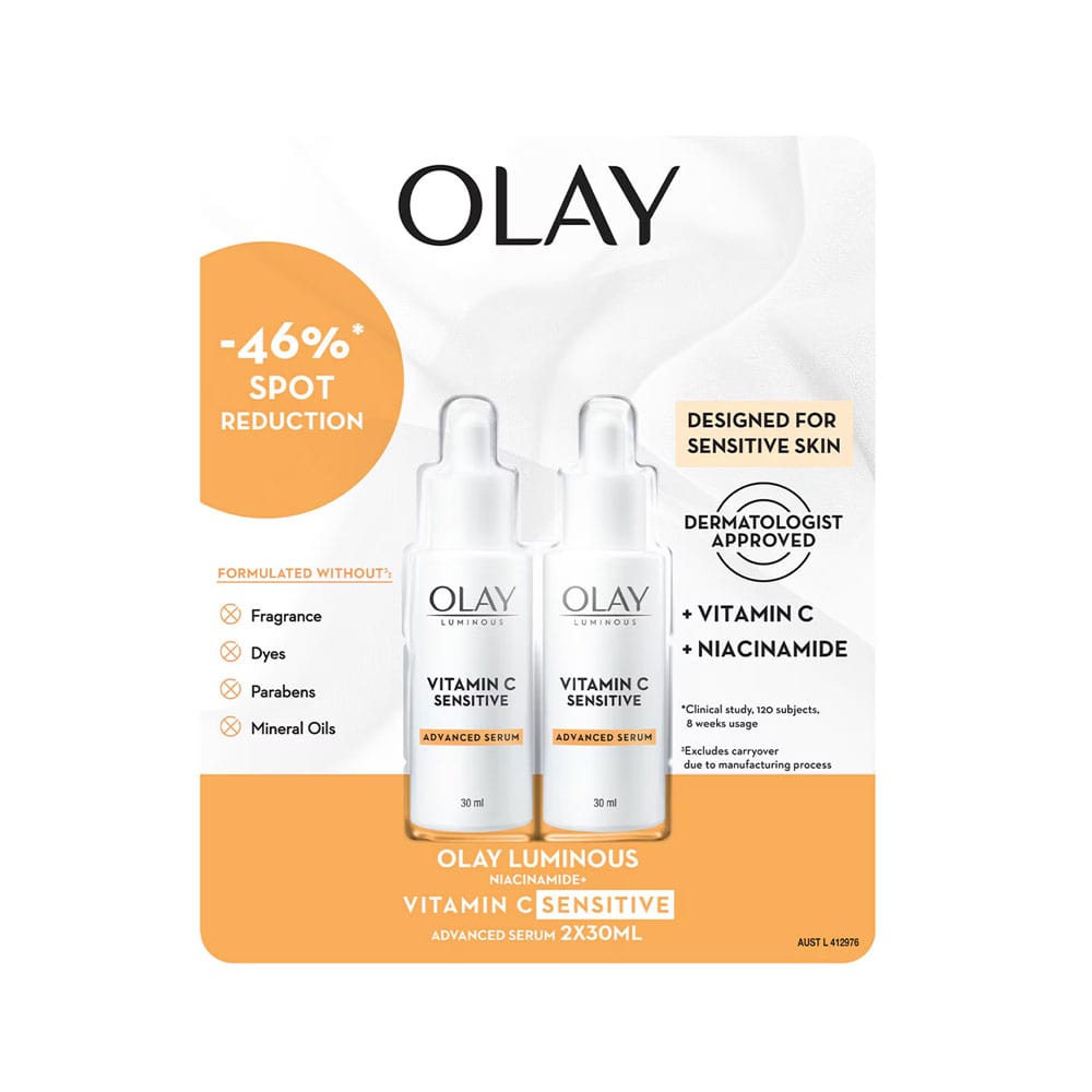 Olay Luminous Vitamin C Sensitive Advanced Serum 2x 30ml slider
