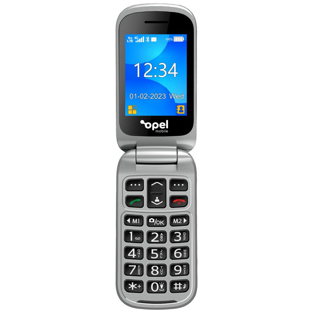 Opel Mobile Flip Phone 6 128MB/32GB Black slider