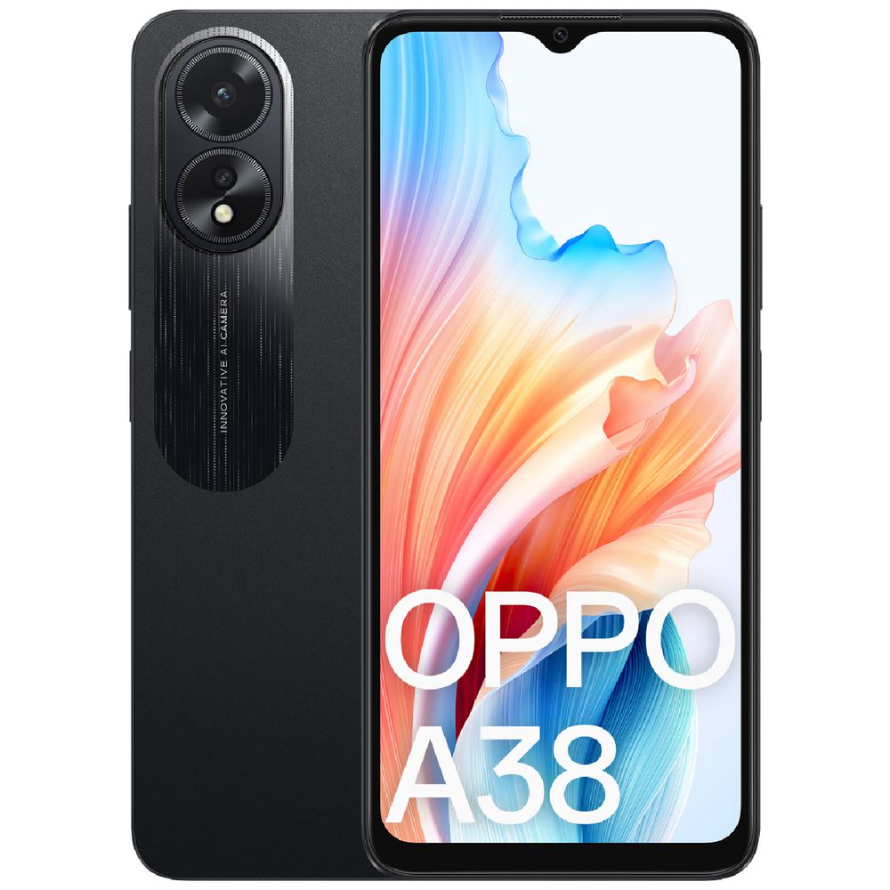 OPPO A38 Smartphone 4G 128GB Glowing Black slider