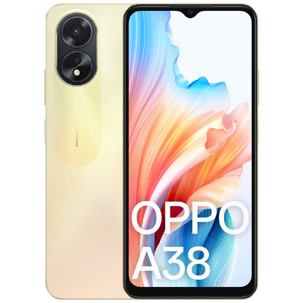 OPPO A38 Smartphone 4G 128GB Glowing Gold slider