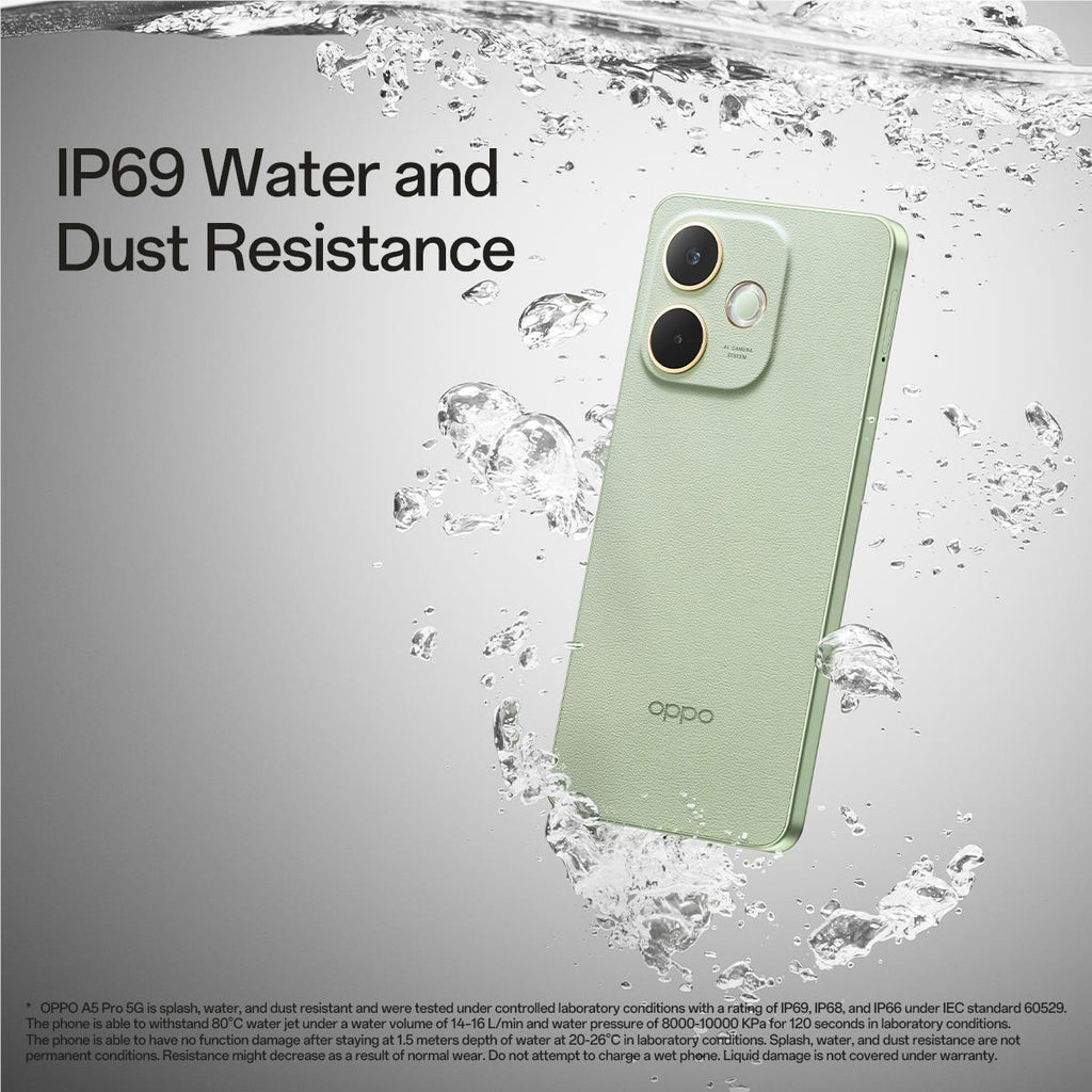 OPPO A5 Pro 5G 256GB Olive Green slider