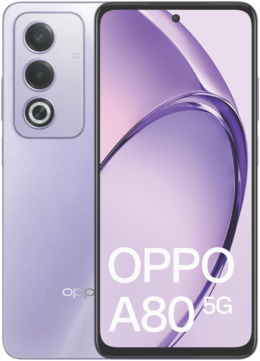 OPPO A80 5G 256GB Moonlight Purple slider