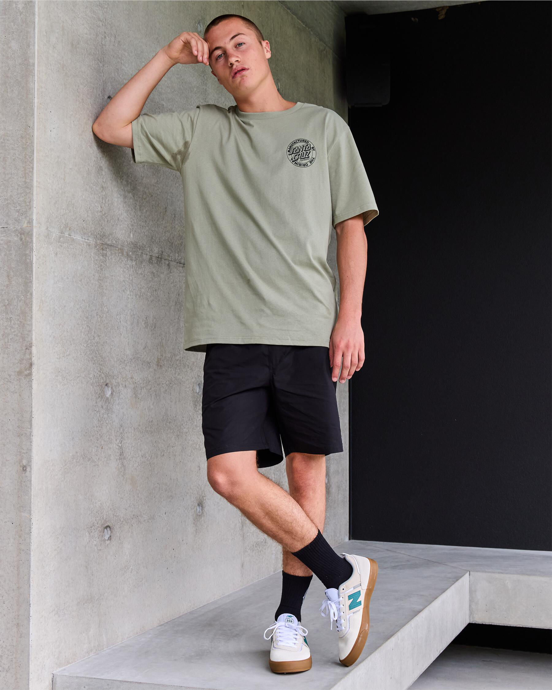 OS MFG Dot T-Shirt - Light Khaki slider