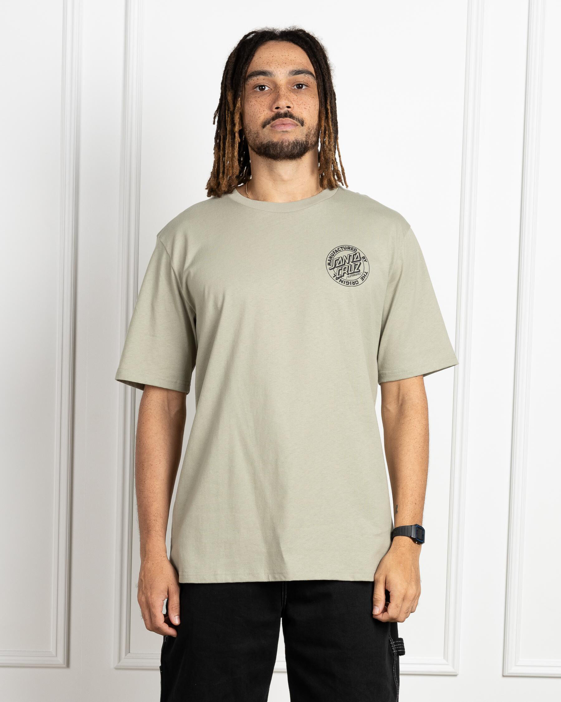 OS MFG Dot T-Shirt - Light Khaki slider