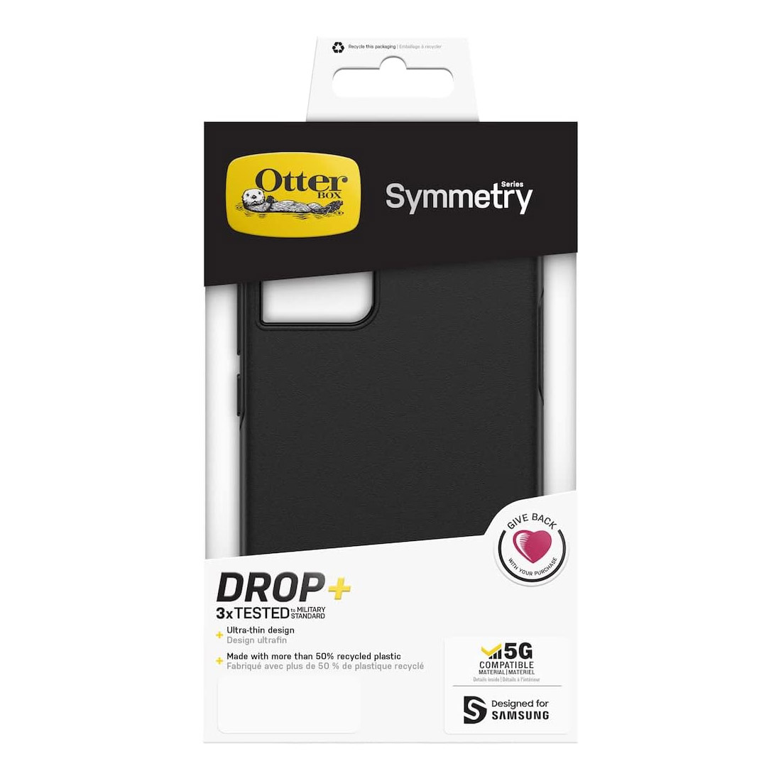 OtterBox Symmetry Case for Samsung Galaxy S22+ Plus - Black