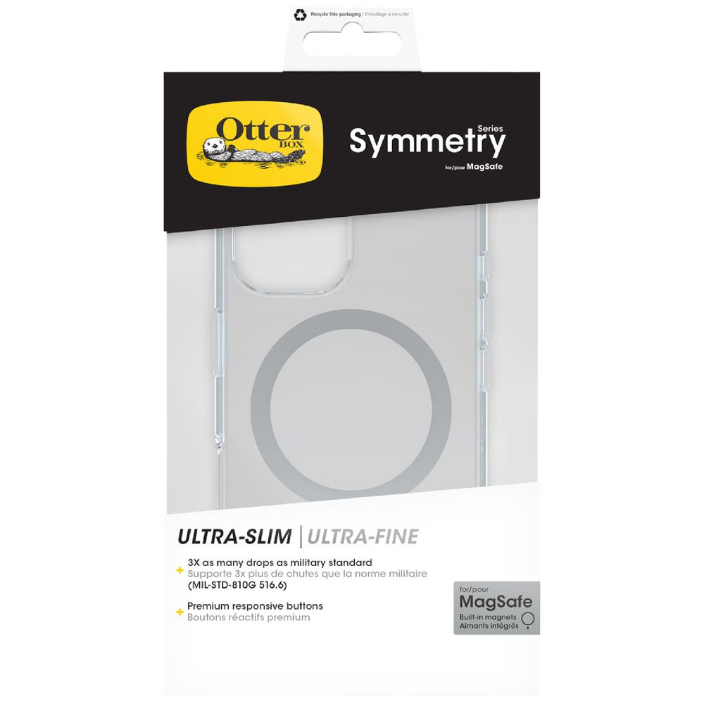 OtterBox Symmetry MagSafe Case iPhone 16 Clear slider