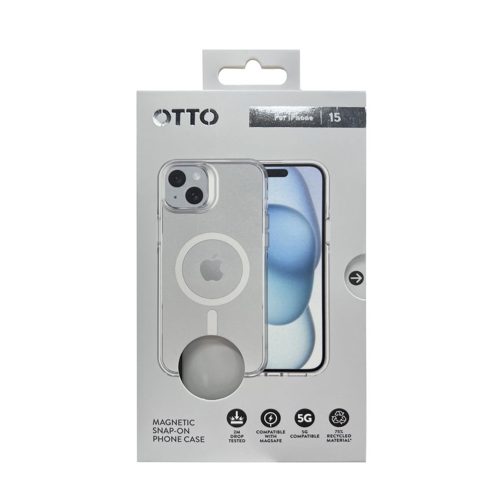 Otto iPhone 15 MagSafe Case Clear slider