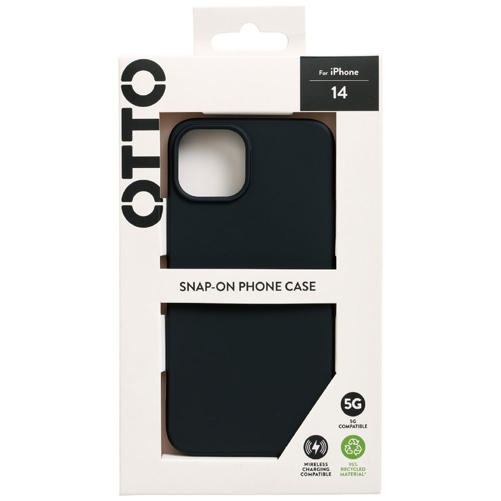 Otto Snap Case for iPhone 14 Metallic Black slider