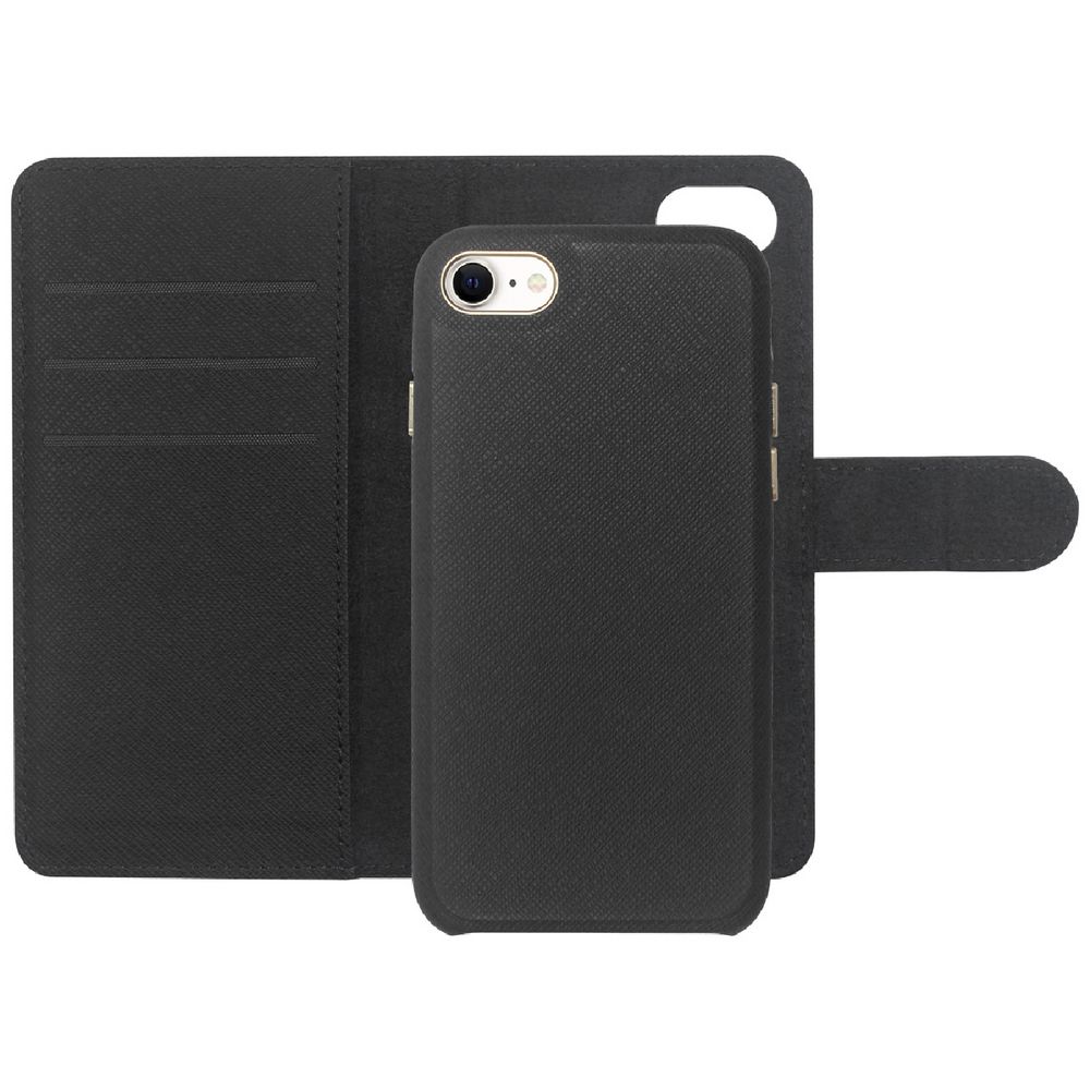 Otto Textured Wallet Case for iPhone 7/8/SE Black slider