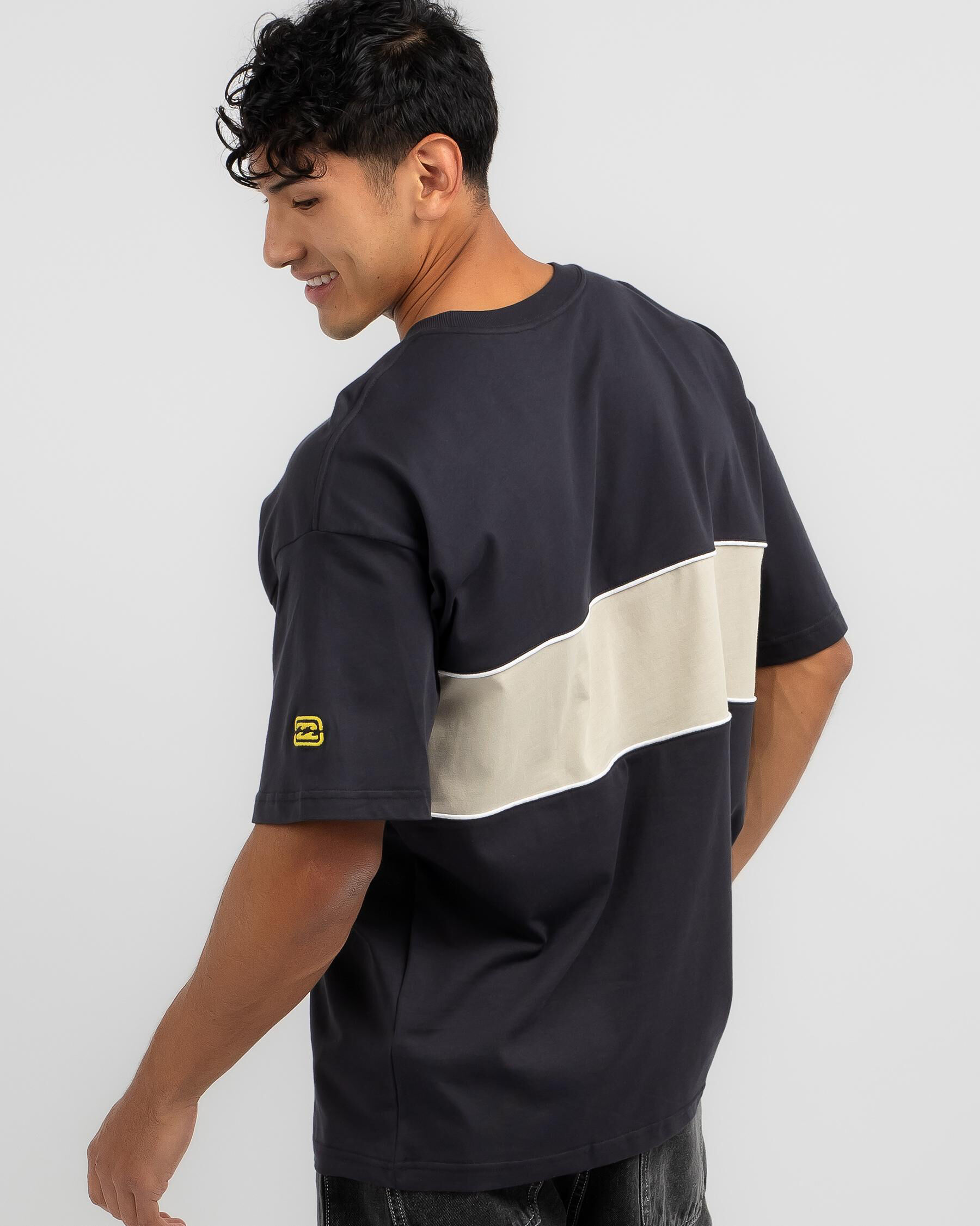 Panel Crew T-Shirt - Washed Black slider