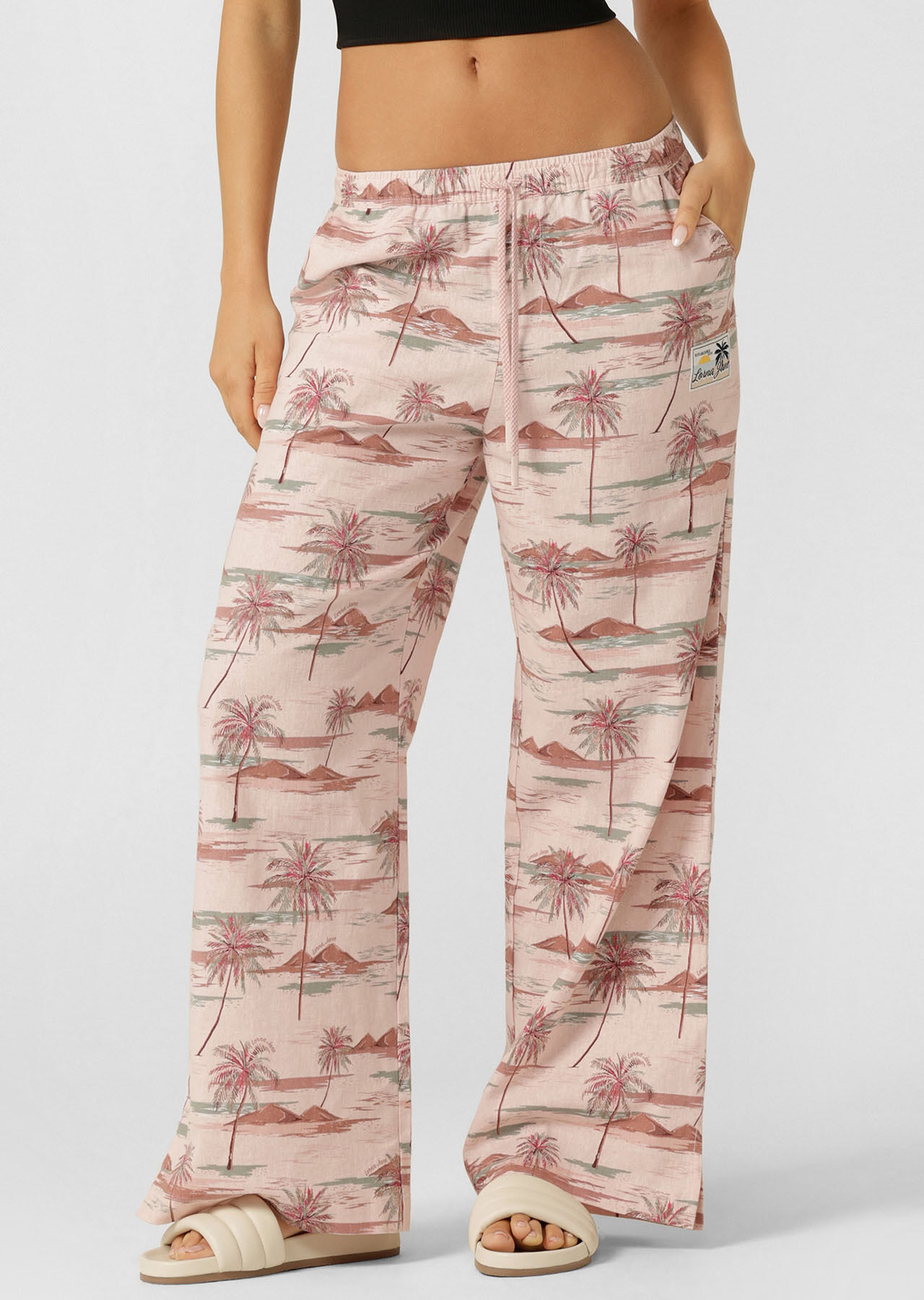 Paradise Palm Weekend Pants - Paradise Palm Print slider