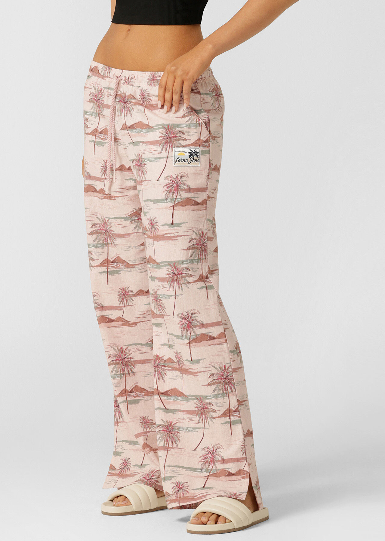 Paradise Palm Weekend Pants - Paradise Palm Print slider