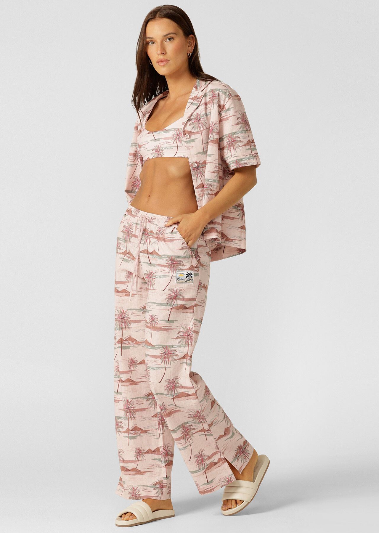 Paradise Palm Weekend Pants - Paradise Palm Print slider