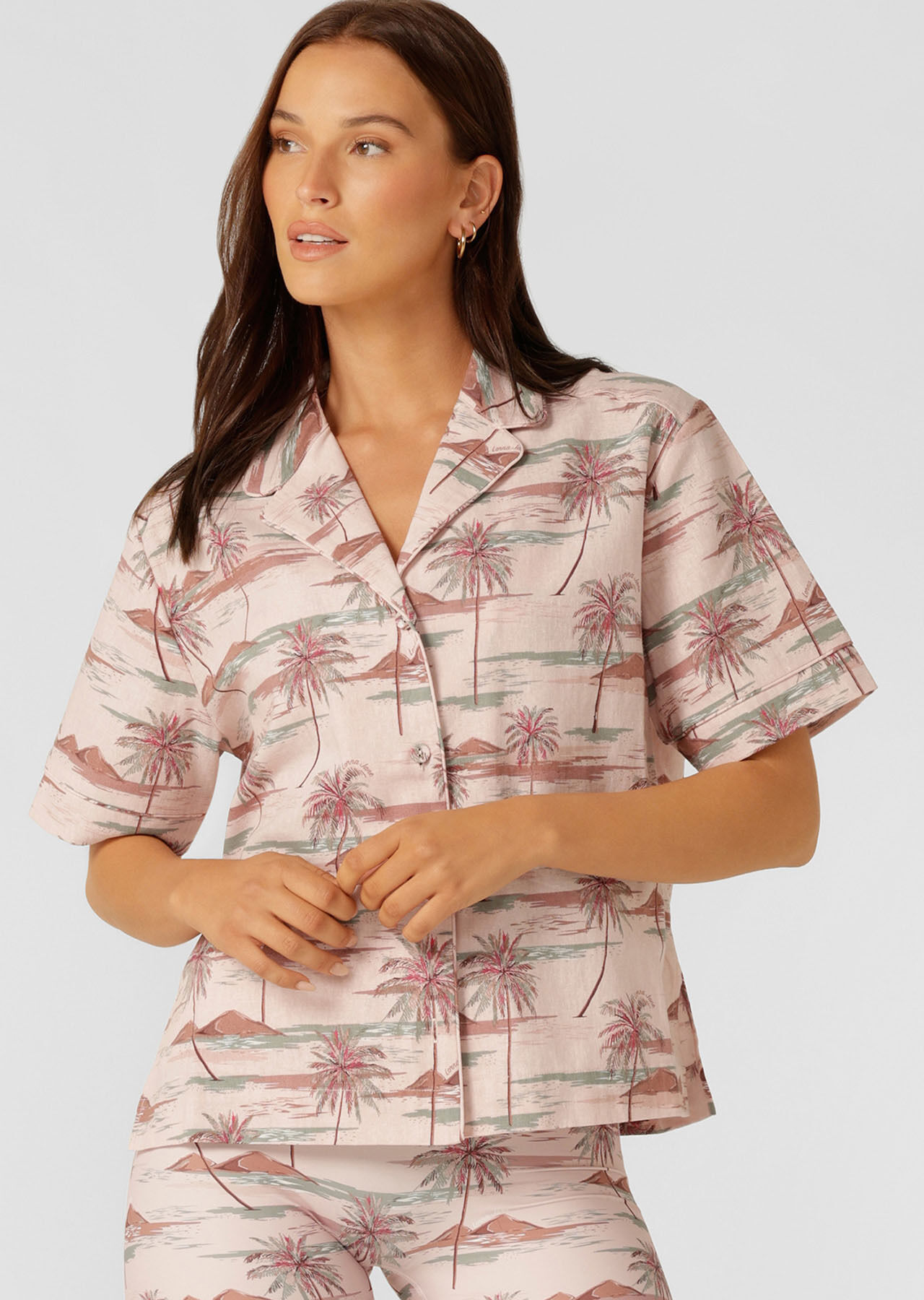 Paradise Palm Weekend Shirt - Paradise Palm Print slider