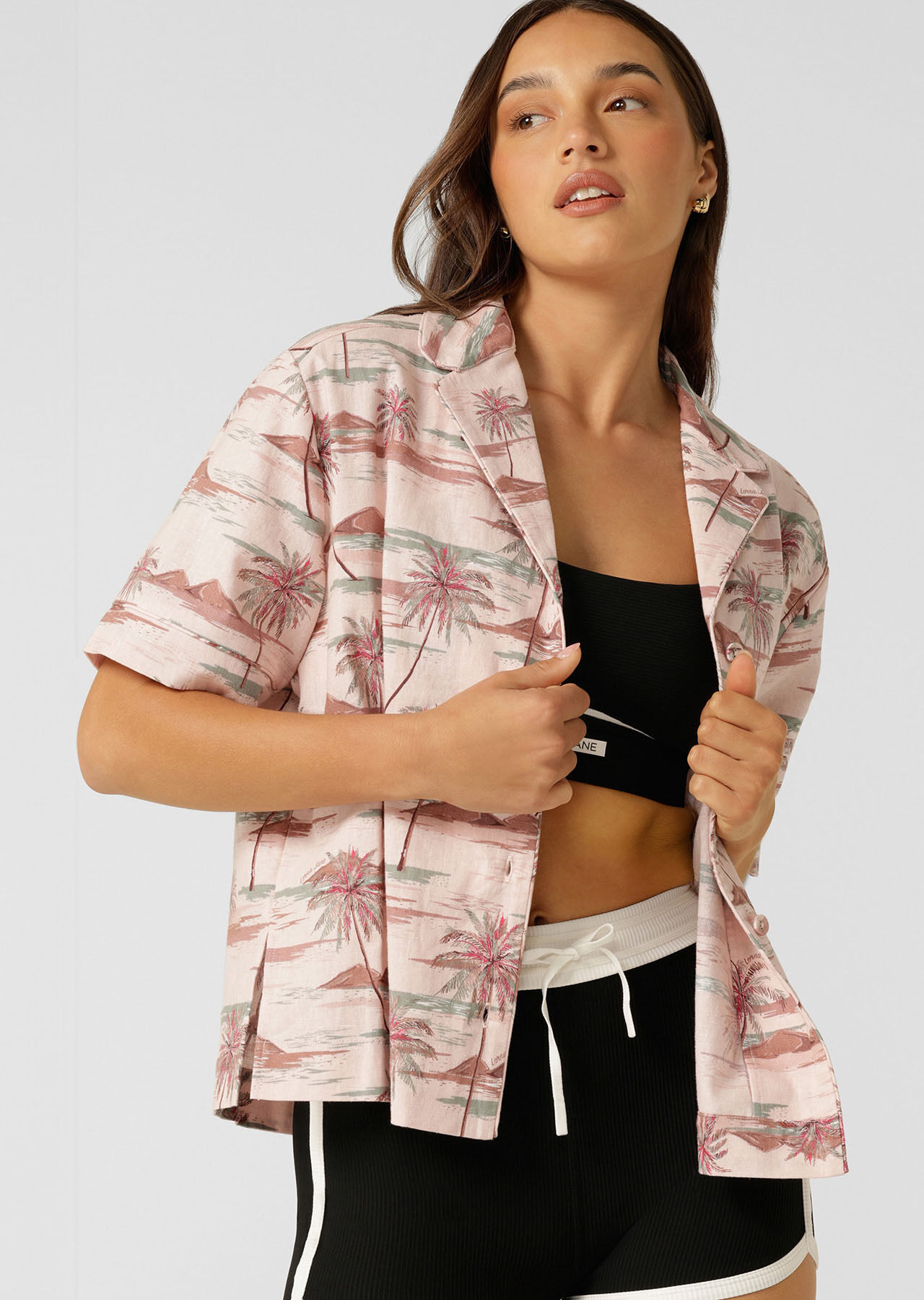 Paradise Palm Weekend Shirt - Paradise Palm Print slider