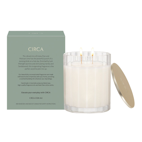 Pear & Lime Scented Soy Candle slider