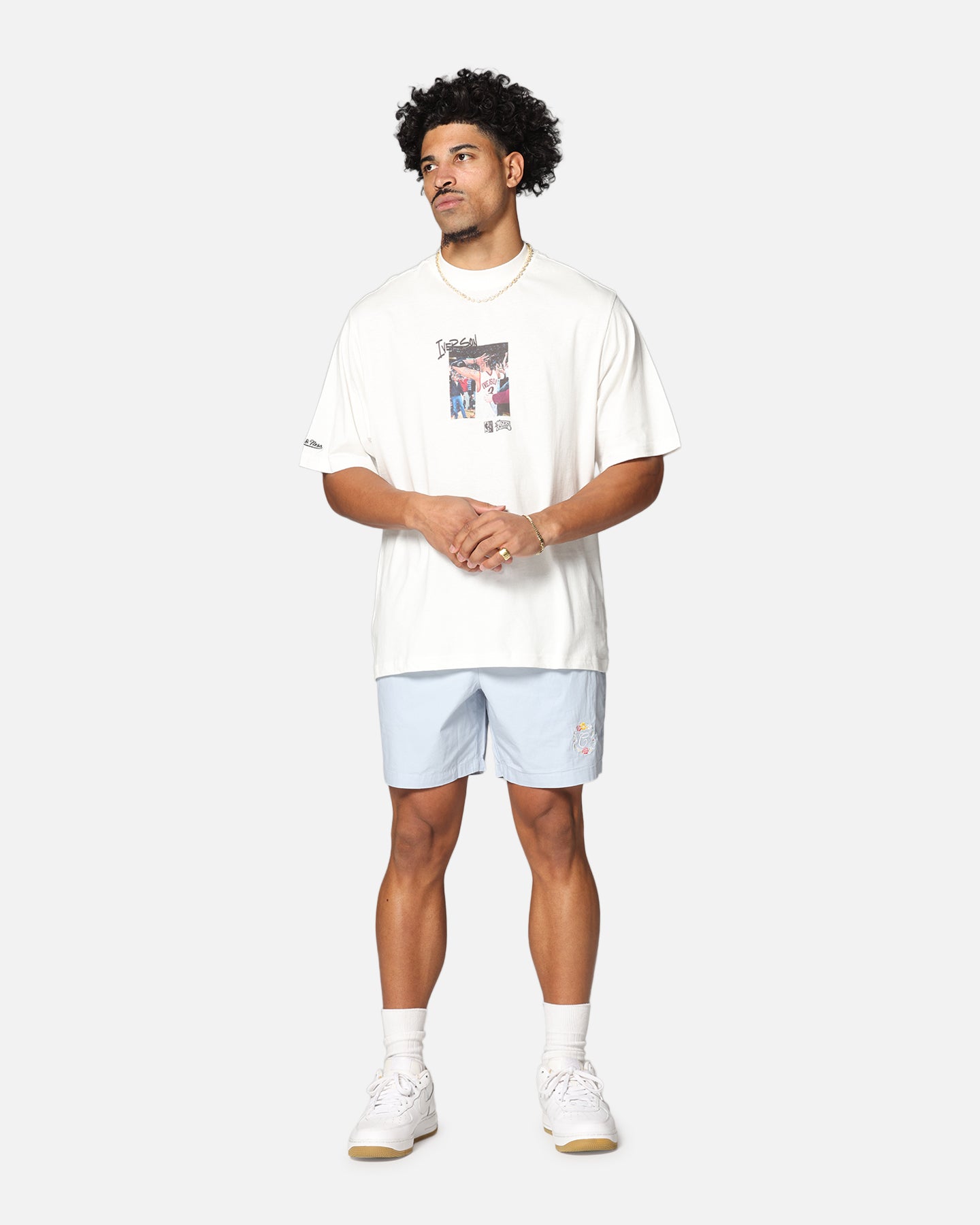 Philadelphia 76ers Allen Iverson Pre & Post Game T-Shirt slider
