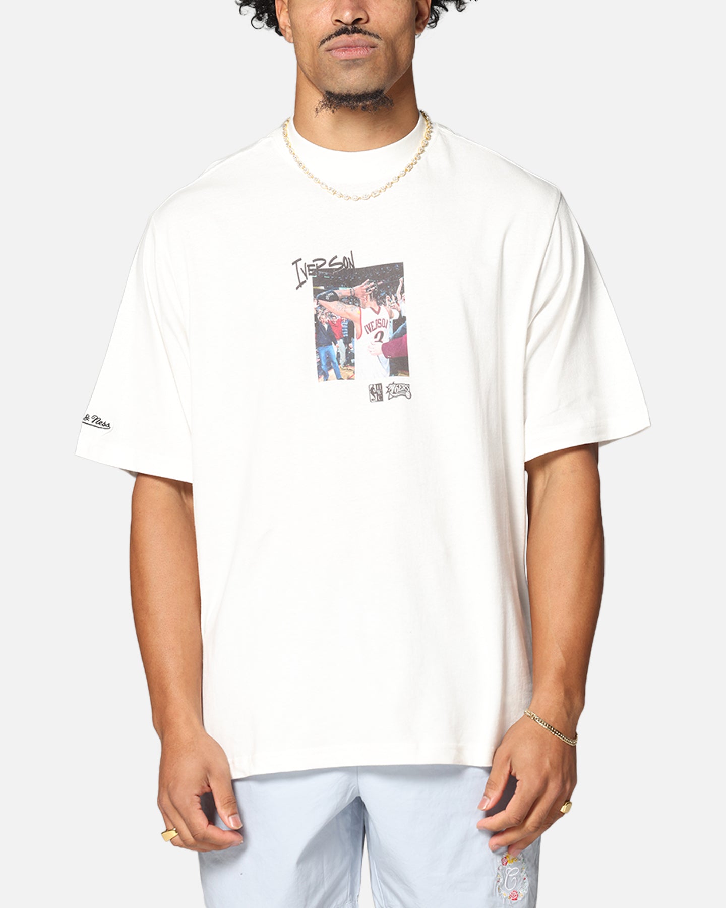 Philadelphia 76ers Allen Iverson Pre & Post Game T-Shirt