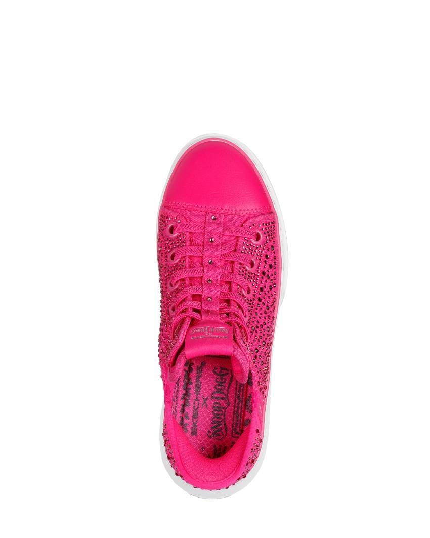 Premium Leather Slip-Ins Snoop One - Rhine-Stoned - PINK ENGINEERED MESH/ slider