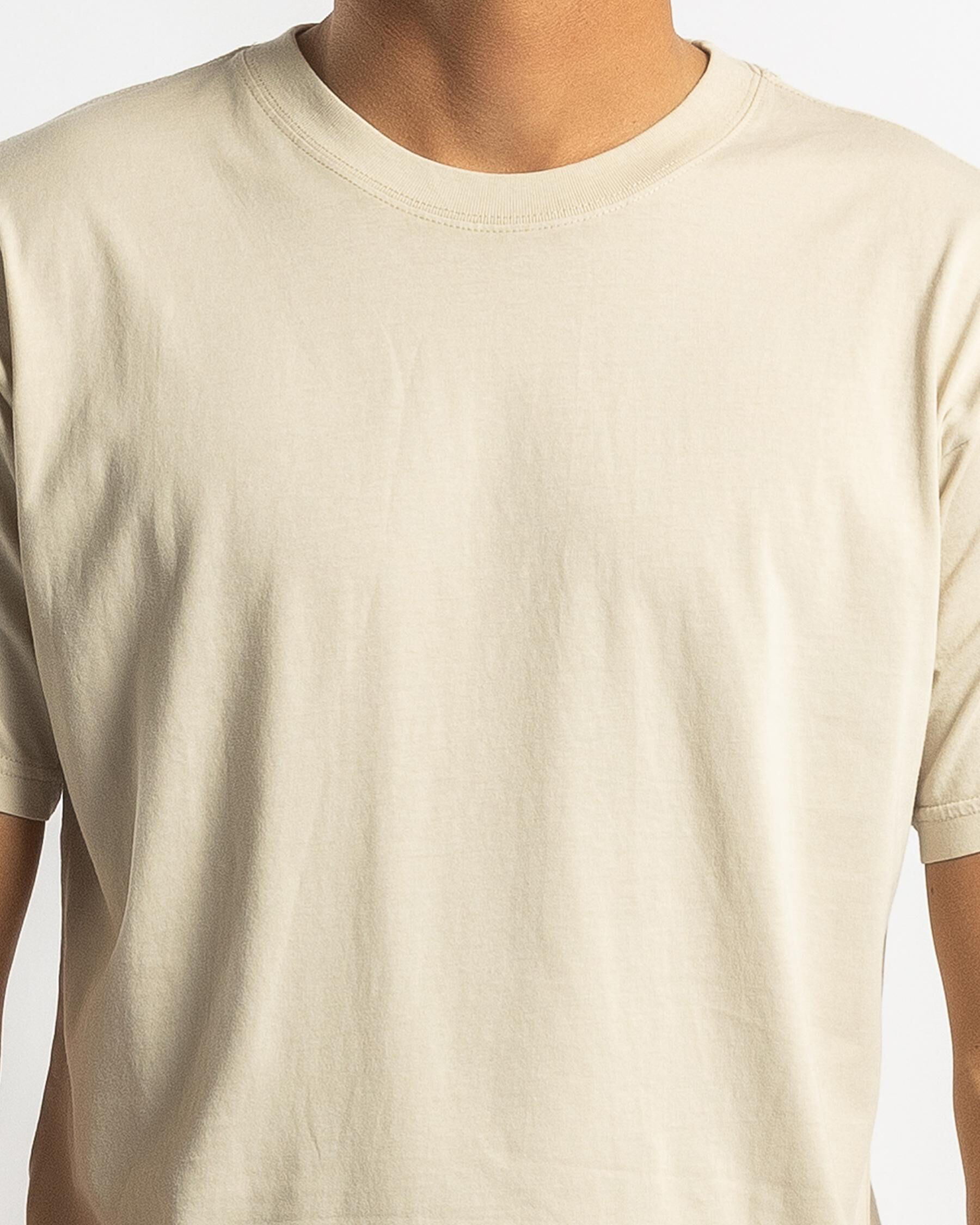 Premium Wave Wash T-Shirt - Cream slider