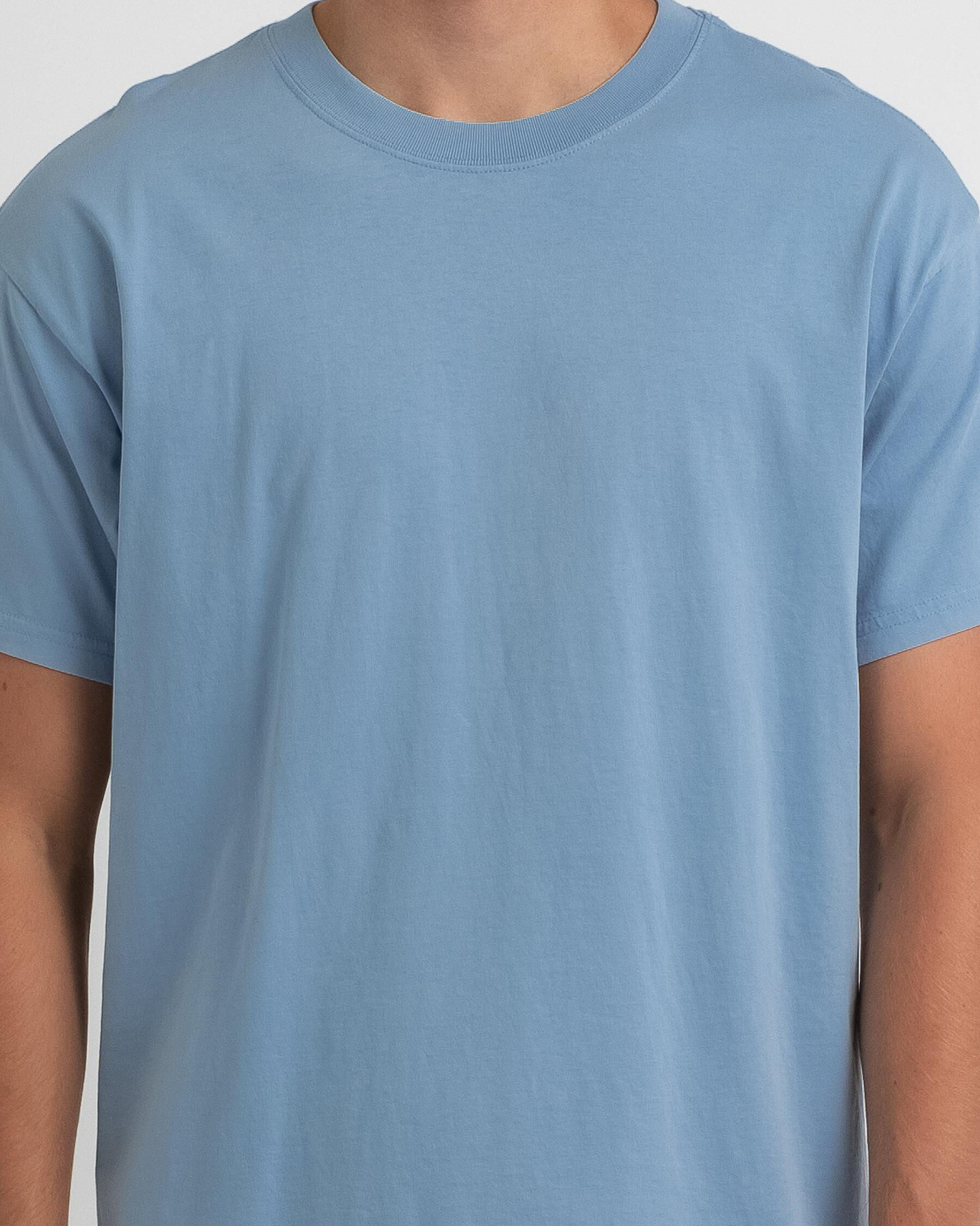 Premium Wave Wash T-Shirt - Dusty Blue slider