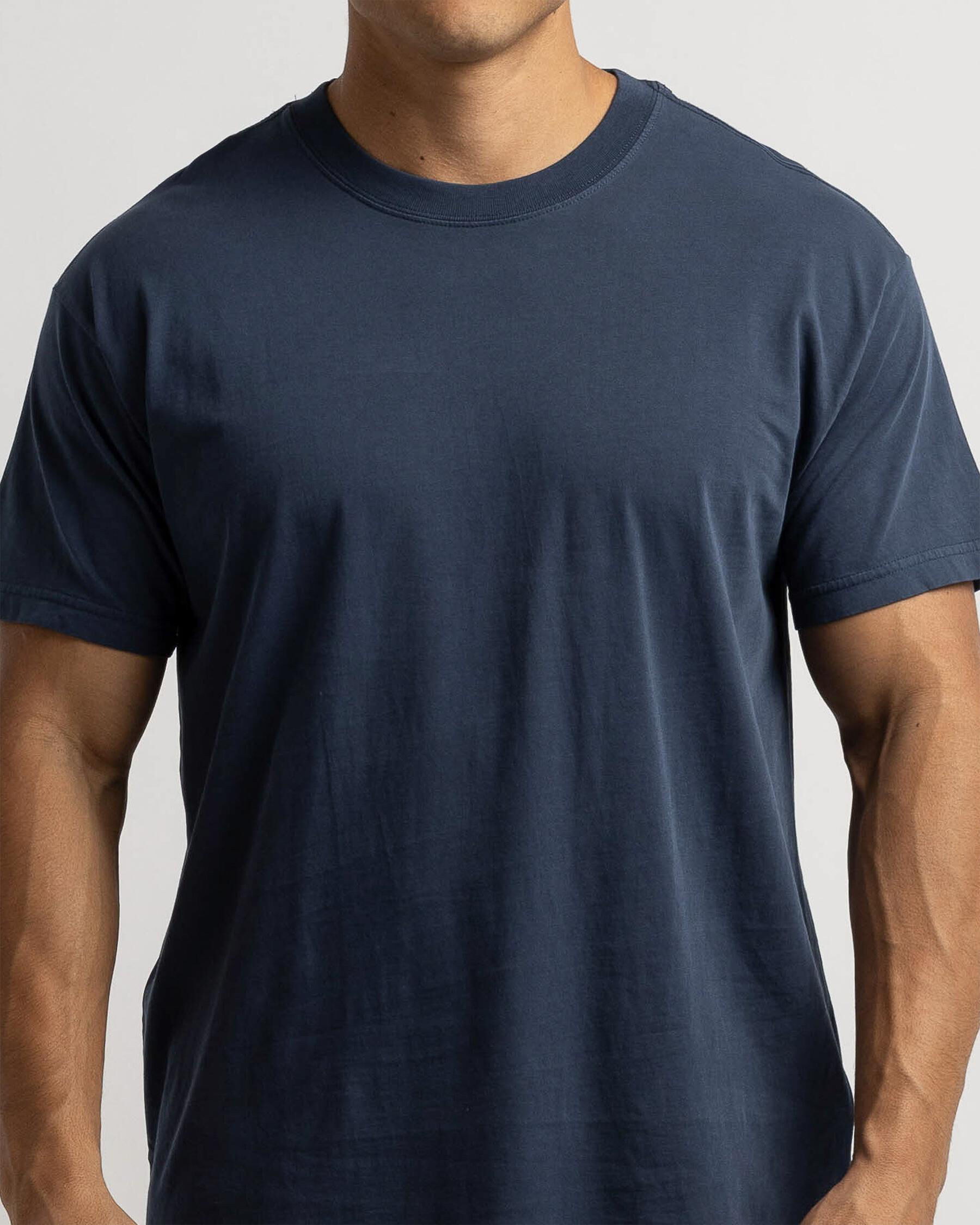 Premium Wave Wash T-Shirt - Dusty Navy slider