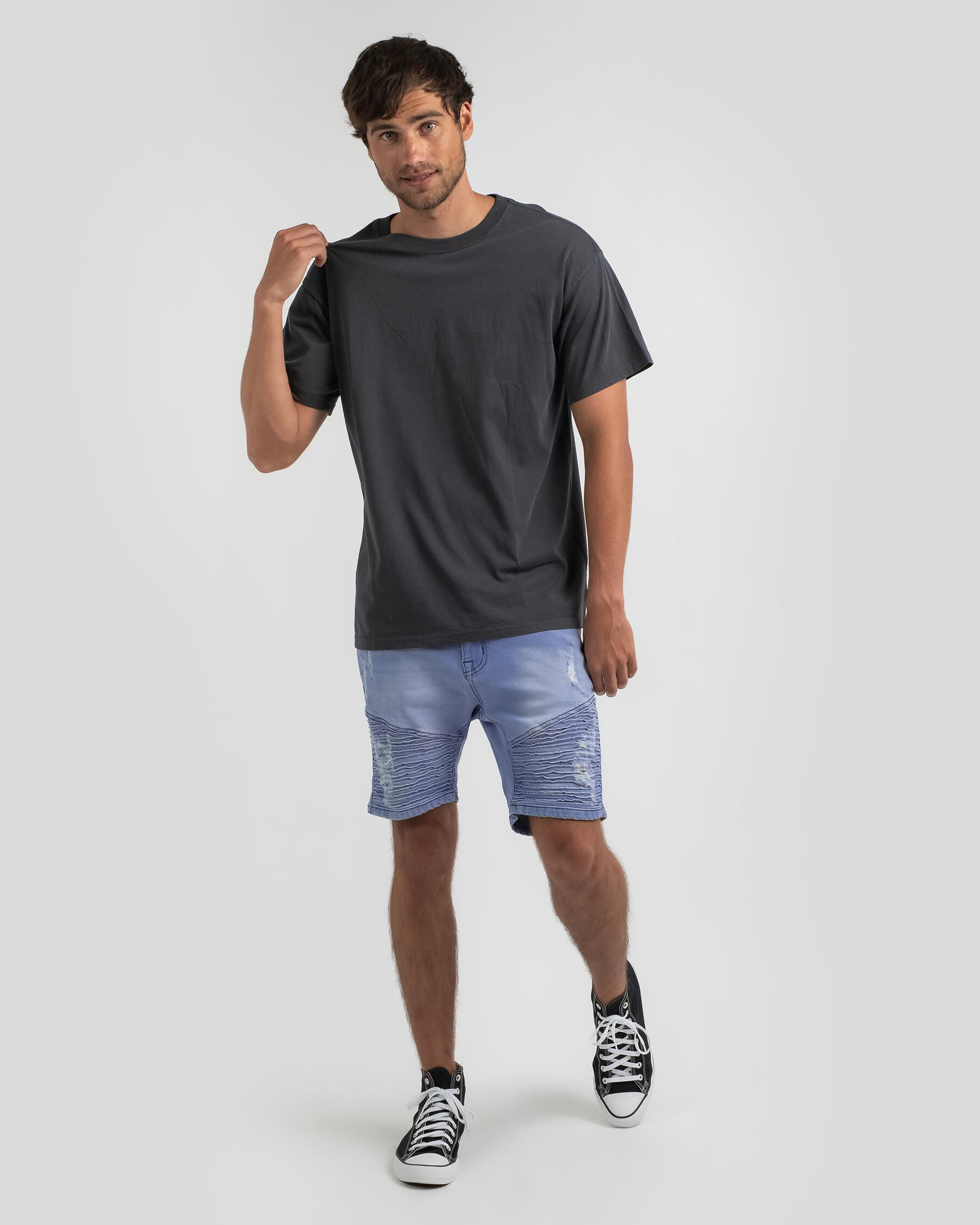 Premium Wave Wash T-Shirt - Washed Black slider