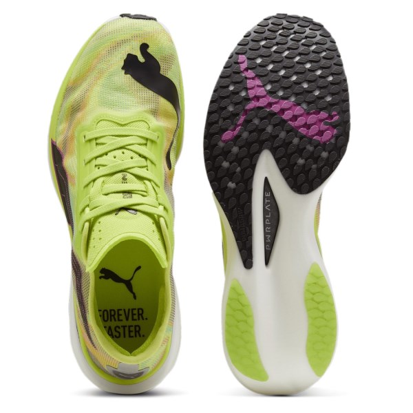 Puma Deviate Nitro Elite 2 Psychedelic Rush - Mens Running Shoes - Lime Pow/Black/Poison Pink slider